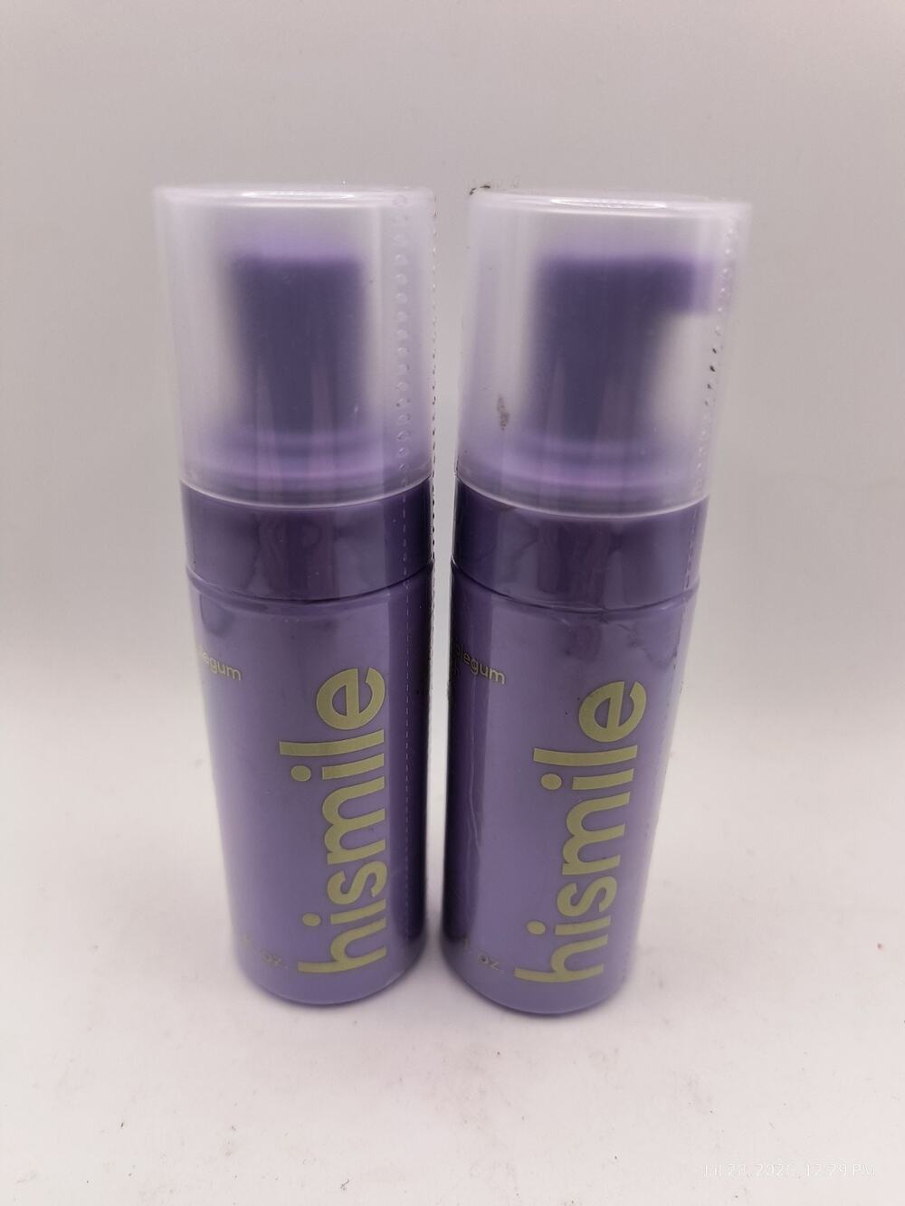 Hismile Grape Bubblegum Alcohol Free Foaming Mouthwash 50+ Uses Each Lot Of 2